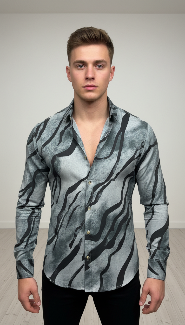 SMOKE VOGUE GREY SHIRT