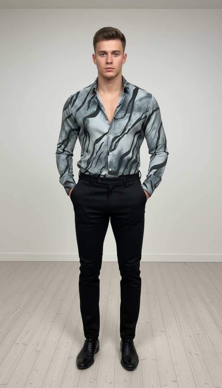 SMOKE VOGUE GREY SHIRT